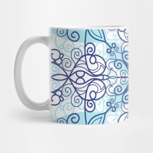 Blue Mandala Spiritual design Mug